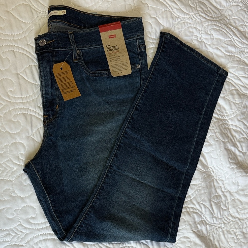 Levi's Dark Blue Women's Straight Leg Jeans